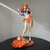 27cm EVA Asuka Sailor Moon Anime GK Figure Double Head Sculpt Standing Pose Model Toy Replaceable Hands Statue Desktop Deco Gift