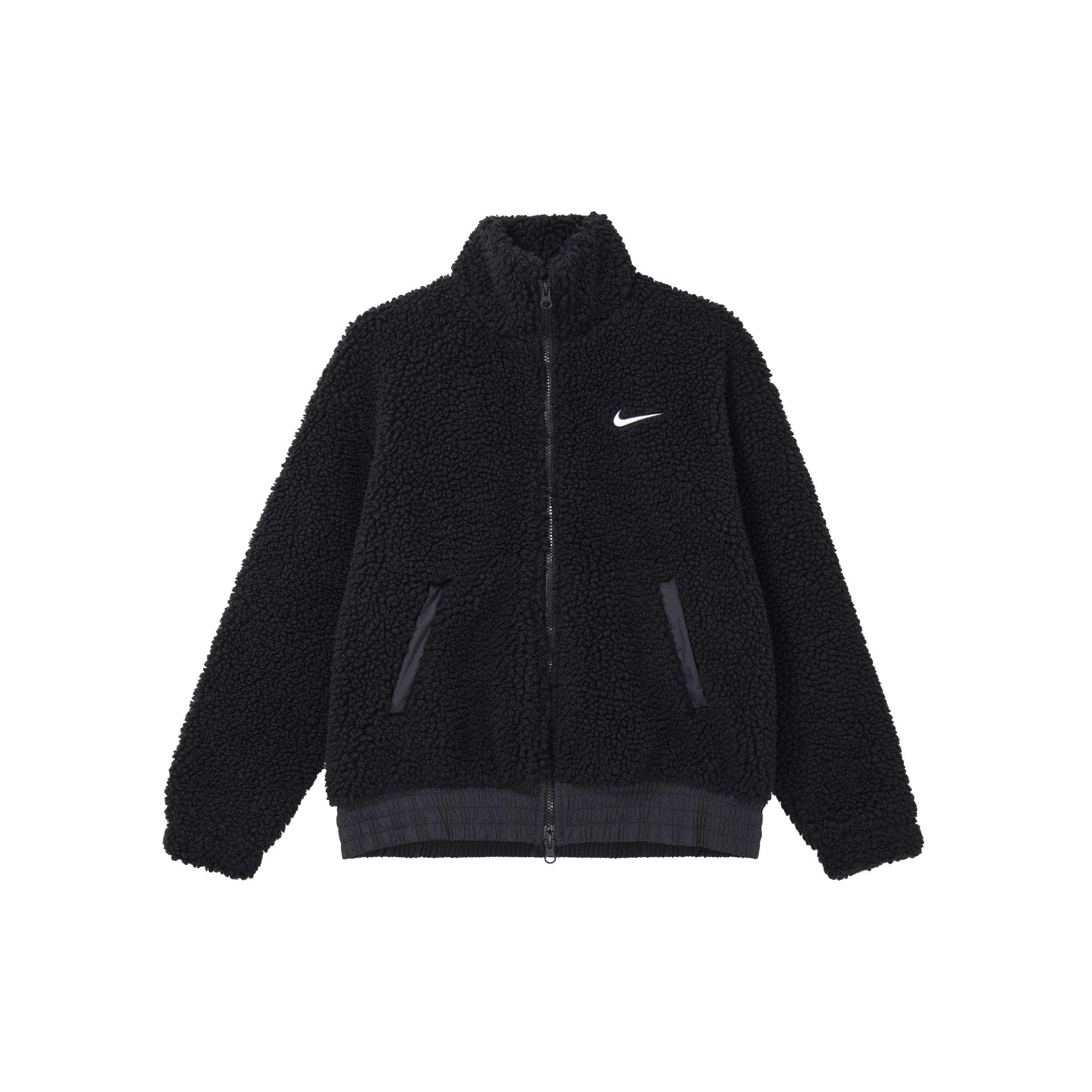 Nike Sportswear Women s Sherpa Jacket Black DR5629-010 XXL