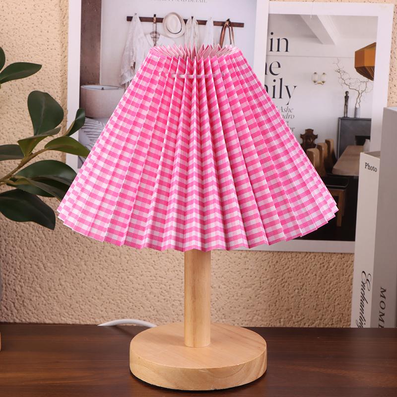 1 stk Takdekor Stoff Plissert Lampeskjerm Moderne Vaskbart Bordlampe Trekk DIY Retro Lysekrone Stofftrekk Stue Spisestue