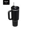 New Cross border 40oz Handle Cup Ice King Cup with Insulated and Cold Insulation Straw Coffee Cup Stainless Steel Insulated Cup