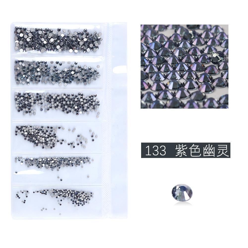 Flat Bottom Rhinestone Nail Drill Diy Nail Mobile Phone Case Sticker Drill, Jewelry Accessories, Bag Size Mixed Nail Drill