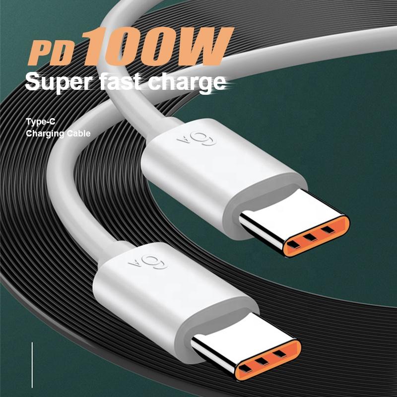Fast Charging Data Sync Otg 20W/66W/100W PD Charger Cables Mobile Phone 3A Type C to Type C Cable USB-C Cable for Phone 14