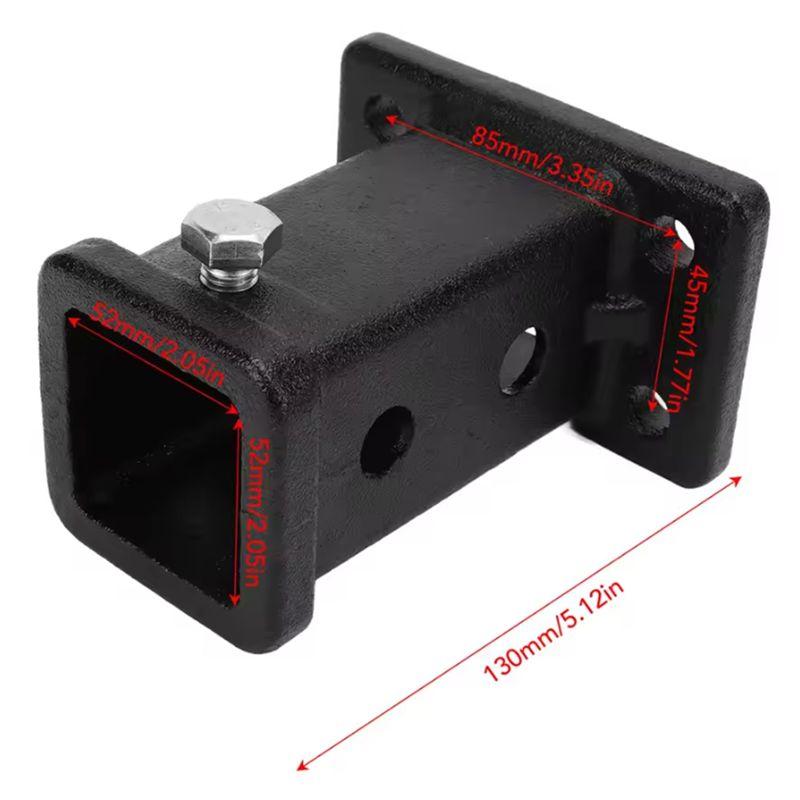 Premium 2In On Receiver Tube Universal Trailer Hitch Receiver Adapter For Pickup Trucks On Trailer Receiver Tube Car Accessories