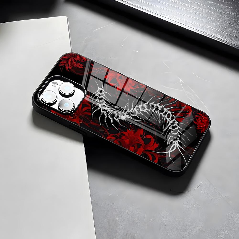 Anime T-Tokyo Ghoul Phone Case For IPhone 17 Pro Max 15 Pro 16 14 Plus 12 13 Mini 11 Pro Shockproof Glass Cover