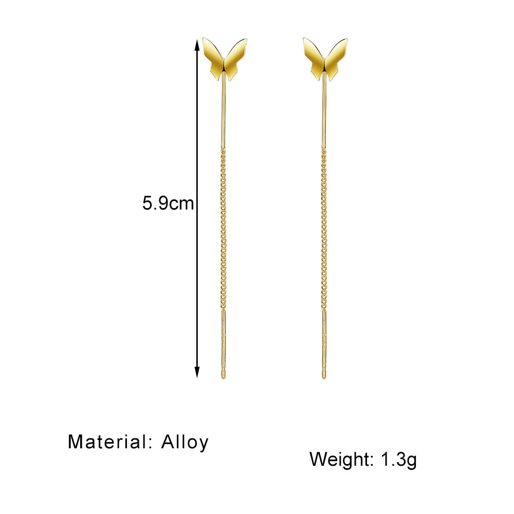 Brincos de Borboleta Femininos são Versáteis, Jovens e Elegantes Brincos da Moda com Pingente