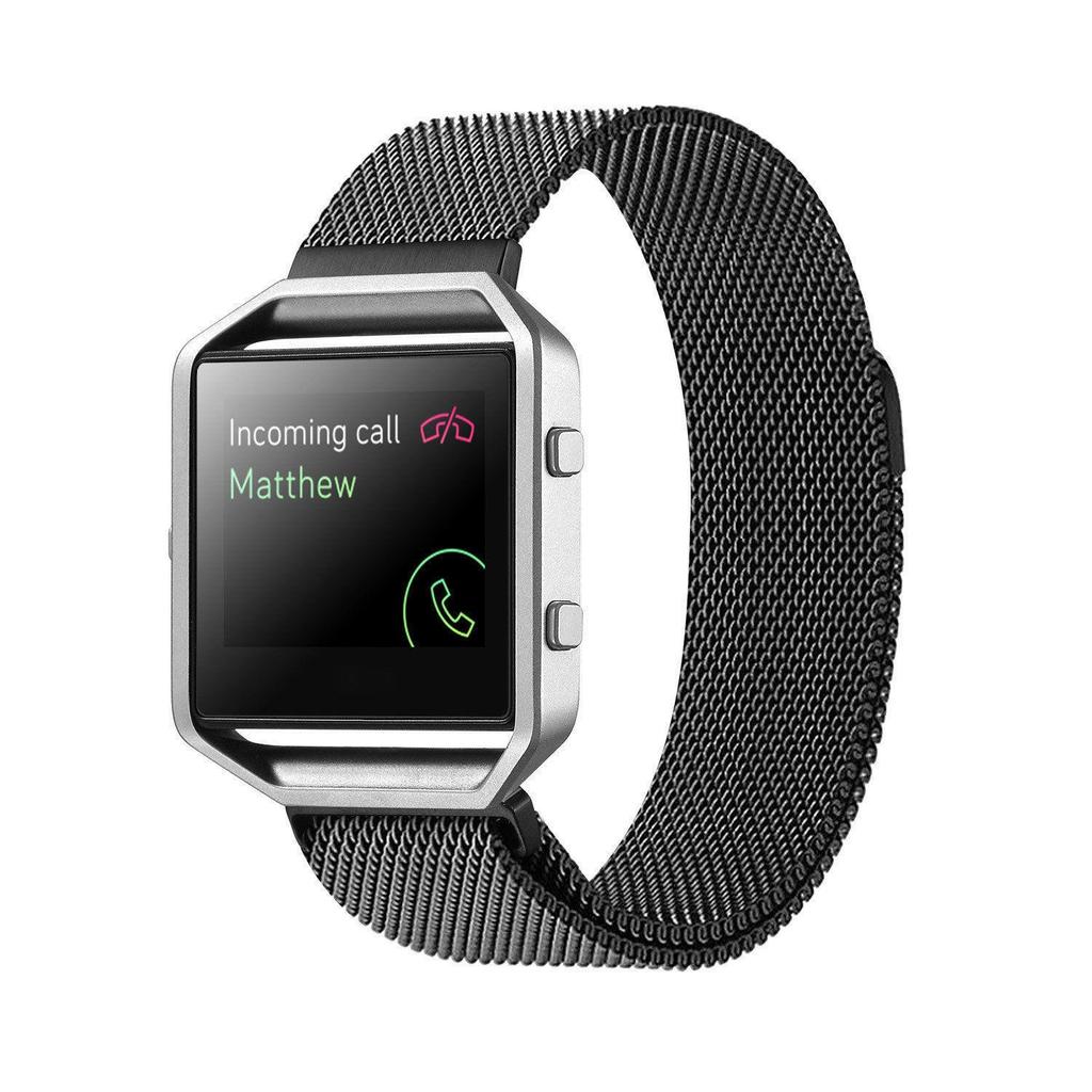 For Fitbit Blaze Silicone Watch Band With Stainless Steel Buckle For Fitness Tracking And Daily Wear