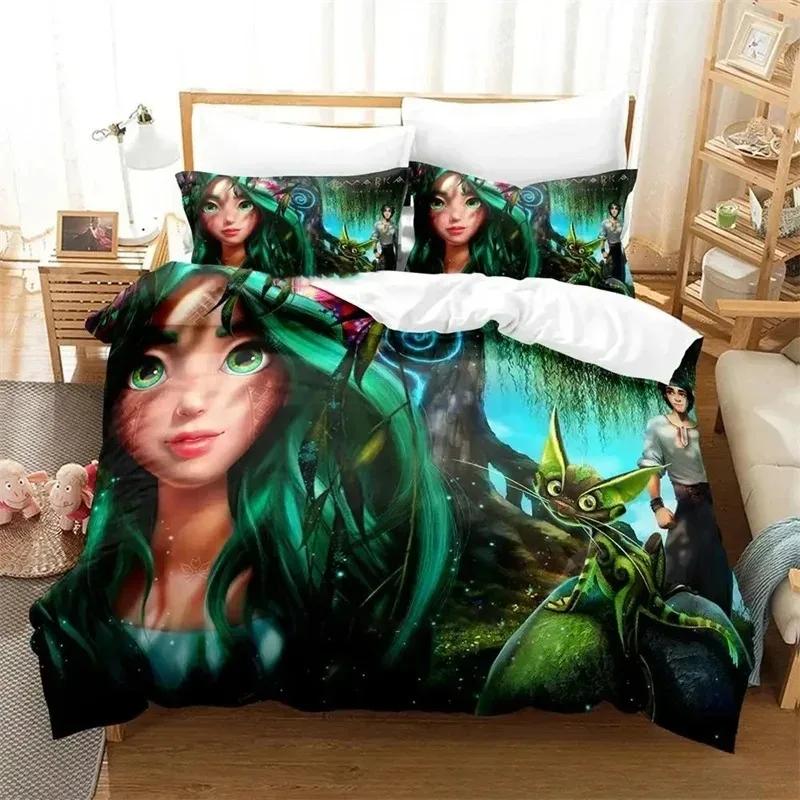 

Comforter 3D Printed Mavka The Forest Song Bedding Sets Exquisite Bed Supplies Set Bed Comforter Set Luxury Birthday Gift Comforter (quilt)-EU Single(135*200cm)3pcs