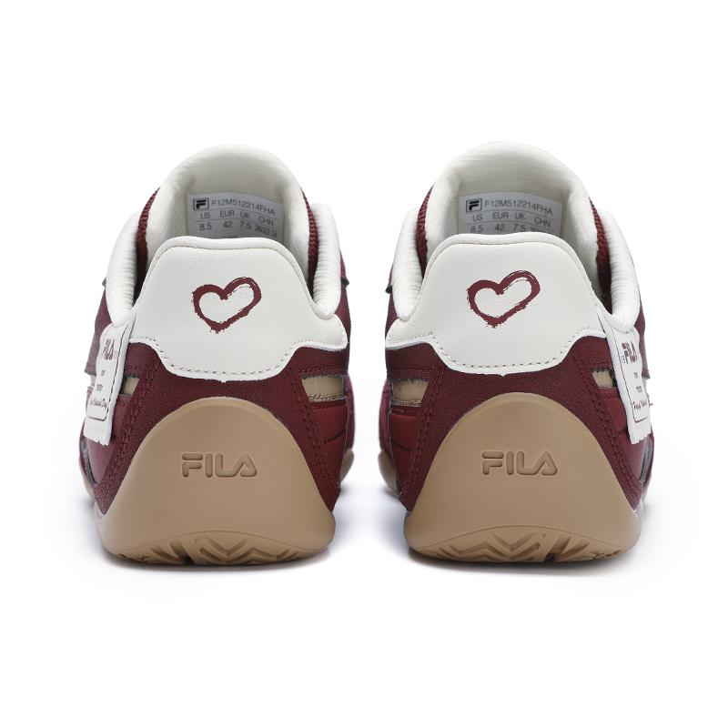 New FILA TURBO Low Top Skateboard Shoes Men's Red White F12M512214FHA