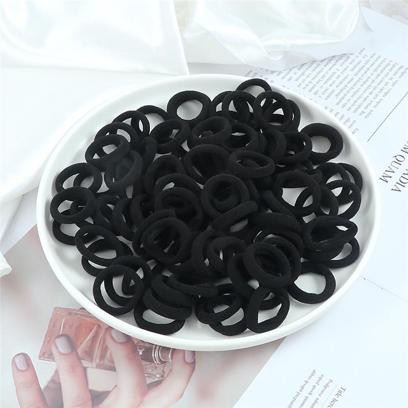 7 Styles 50/100Pcs/Set Girls Baby Hair Bands Colorful Small Headband For Kids Children Hair Accessories High Elastic Scrunchies