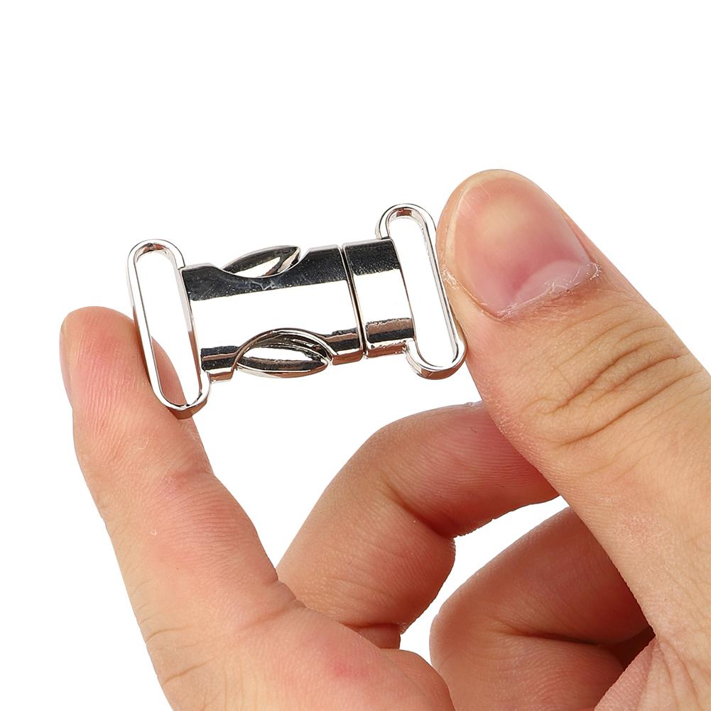 3PCS High Quality Climbing Safe Carabiner Bag Hook Small Metal Webbing Buckle Parachute Cord Bracelet Pet Accessory