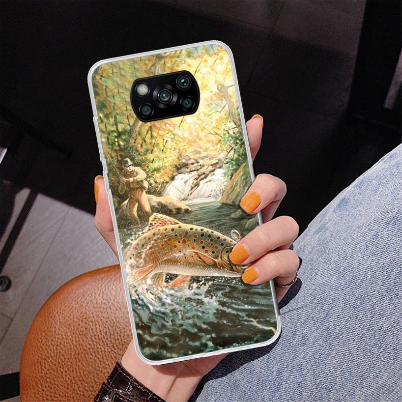 

Hunting Fishing Man Phone Case For Xiaomi Poco X7 X6 X5 Pro F7 Ultra Redmi 15C 15 13C 13 12C 12 10 10A 10C 9 9A 9C 9T Cover Poco Xiaomi Poco X5
