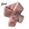 Winter Warm Scarf Women Imitation Mink Fur Scarf Thickened Soft Plush Neck Warmer Cold Weather Elegant Shawl Wrap Accessory for Versatile Fashion