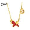 Flying Horse Necklace Oil Dripping Pendant Lightweight Hypoallergenic 2026 New