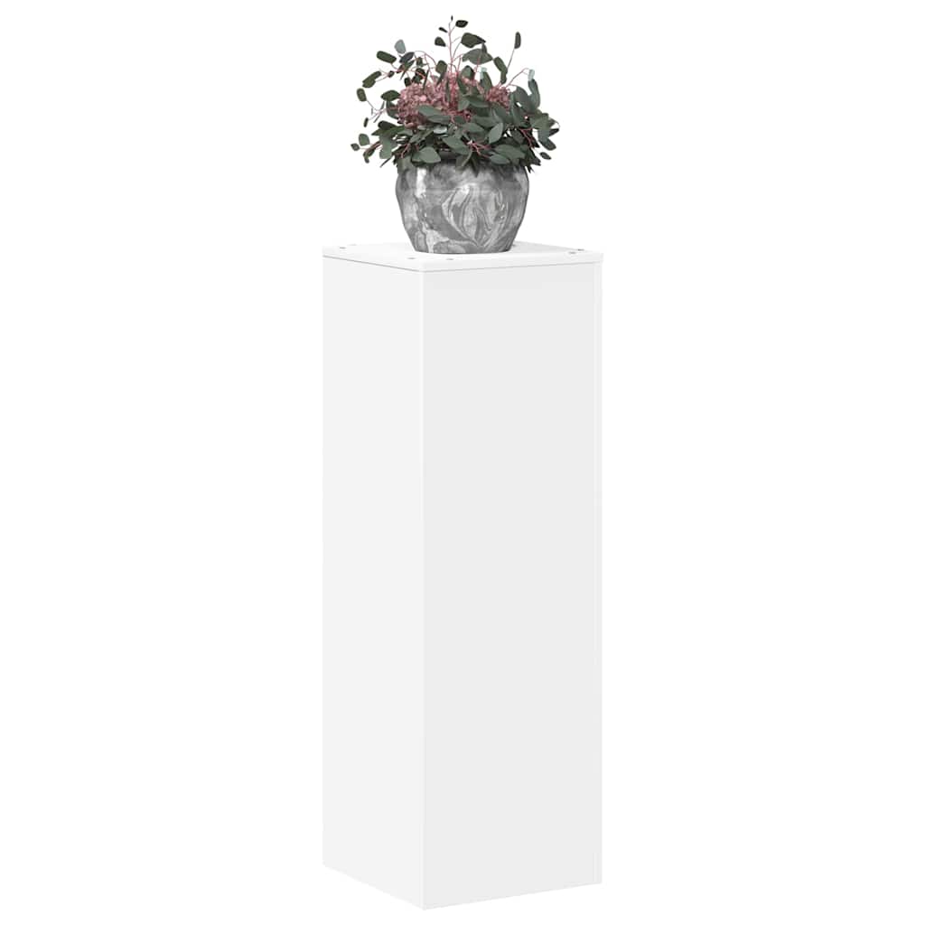 Supporto per Piante Bianco 33 x 33 x 100 cm Truciolato