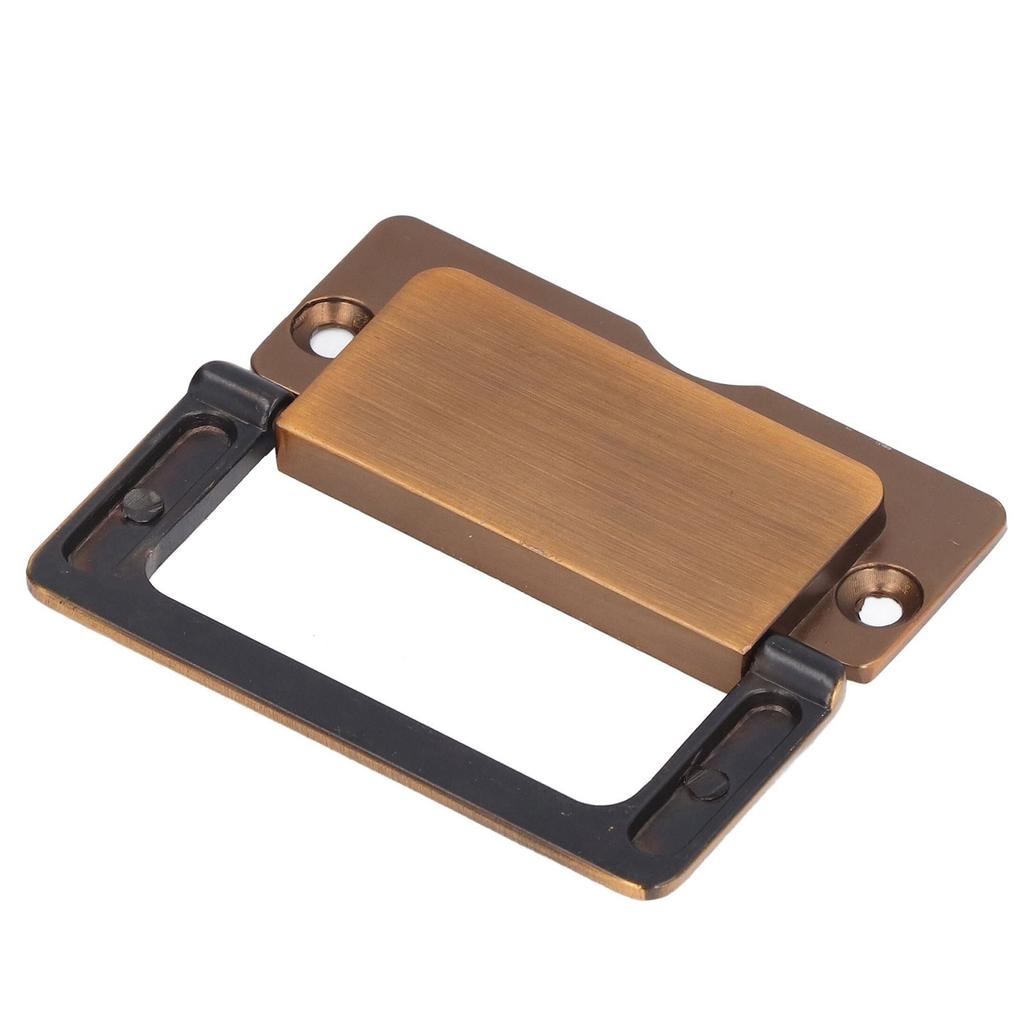 Recessed Door Handle Simple Matte Retro Free Punch Drawer Wardrobe Cabinet Door Concealed Handle