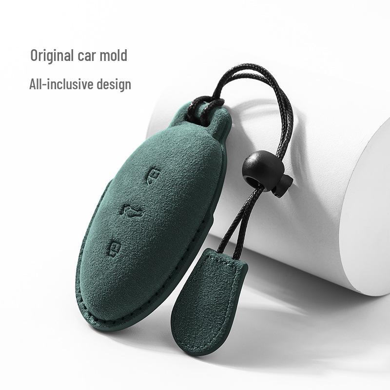 MARVEL R Rising F7/R7 Suede Car Key Case with Protective Shell & Buckle