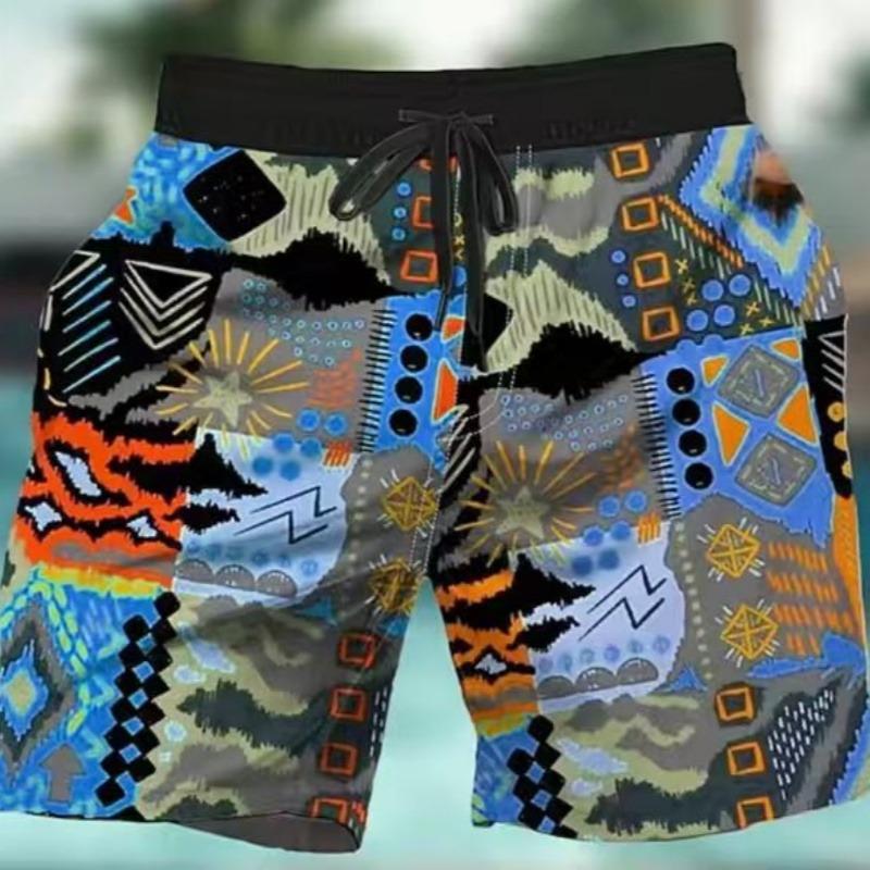 Fashion Design Mens Print Shorts Summer Men's Swim Trunks Elastic Waist 3D Print Graphics Gradient Breathable Short