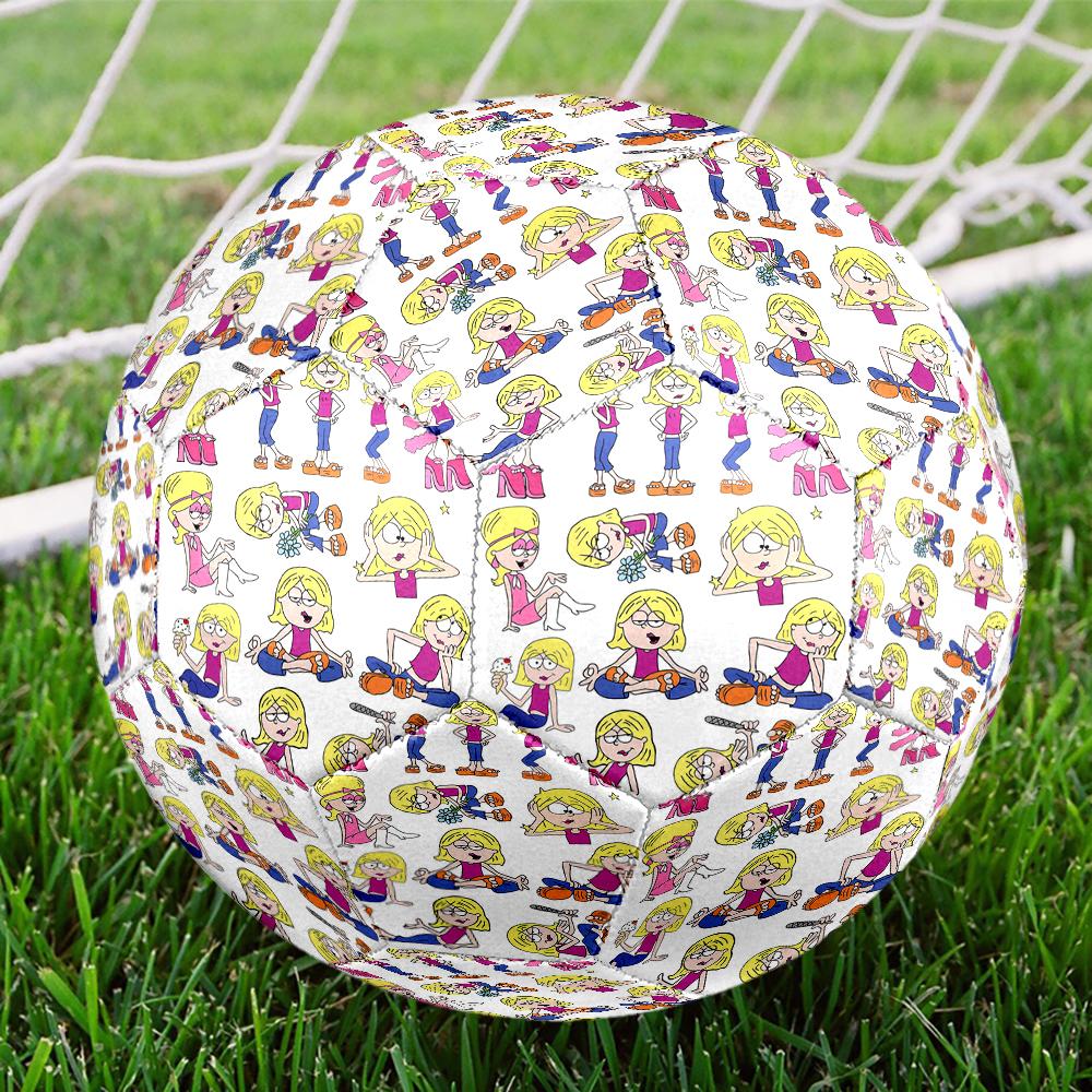 Lizzie McGuire Theme Size 5 Soccer Ball, Suitable for Both Indoor and Outdoor Matches, a Gift Suitable for Everyone.