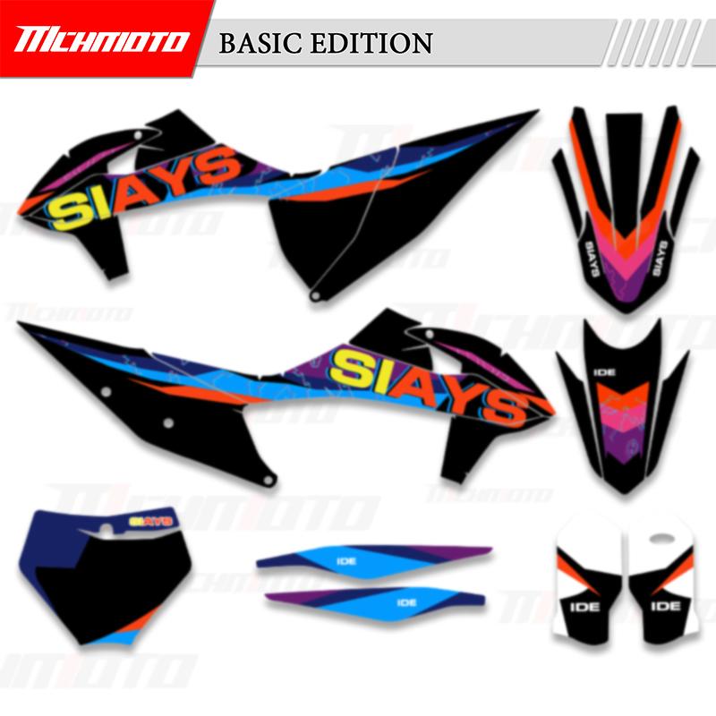 MCHMFG For KTM 19-22 SX SXF 20-23 EXC XCW 150 250 500 Decals Stickers Graphics Decals Stickers Motorcycle Background