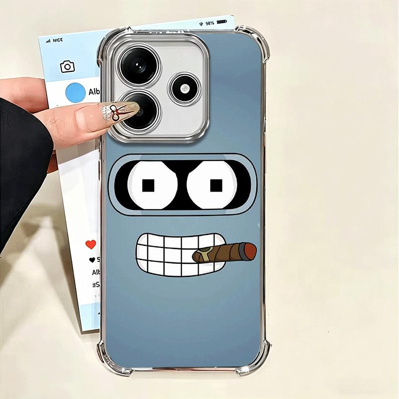 

Cartoon Funny F-Futuramas Soft Phone Case For Xiaomi Poco X7 X8 Pro Max X6 X5 X3 F8 Ultra F7 M8 M7 M5S Redmi 15C 15A 15 14C 13C Xiaomi Redmi 15A 5G