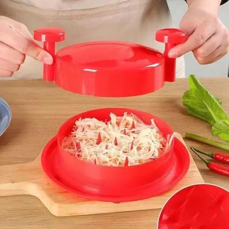 1 Pcs New Household Kitchen Small Shred Machine Better Than Bear Claws Meat Shredder Pulled Pork Beef Cooked Chicken Tool