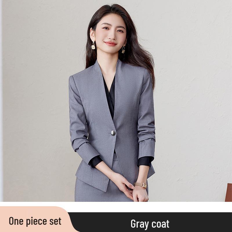 Professional Women's Formal Suit Set for Office and Salon Workwear
