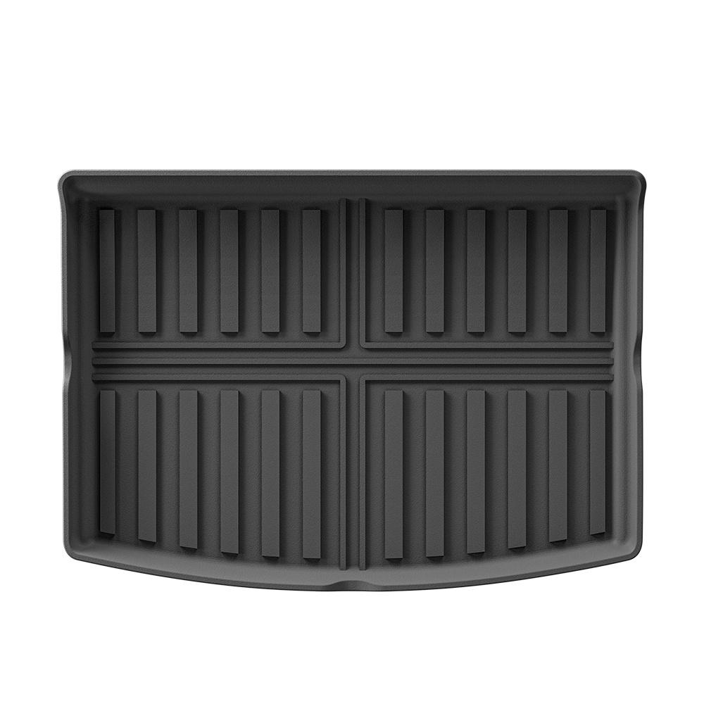 For Leapmotor T03 EV 2025-2025 Car Floor Mats Trunk Pad TPE 3D Foot Mat Odorless Tray Set Black