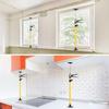 Labor-Saving Telescopic Steel Support Rod Cabinet Jacks Drywall Construction Tool Extensible Hand Lifting Jack Tool