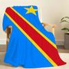 Nation Democratic Republic Congo Flag Blanket Soft Throw Blanket for Home Bedroom Sofa Picnic Travel Office Cover Blanket Gift