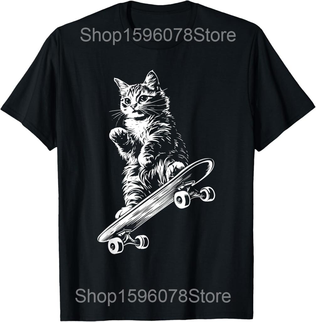Funny Skateboard Patent Skating Graphic T Shirts Men Women Cotton Humor Streetwear Tee Shirt Short Sleeve Unisex Loose Clothing