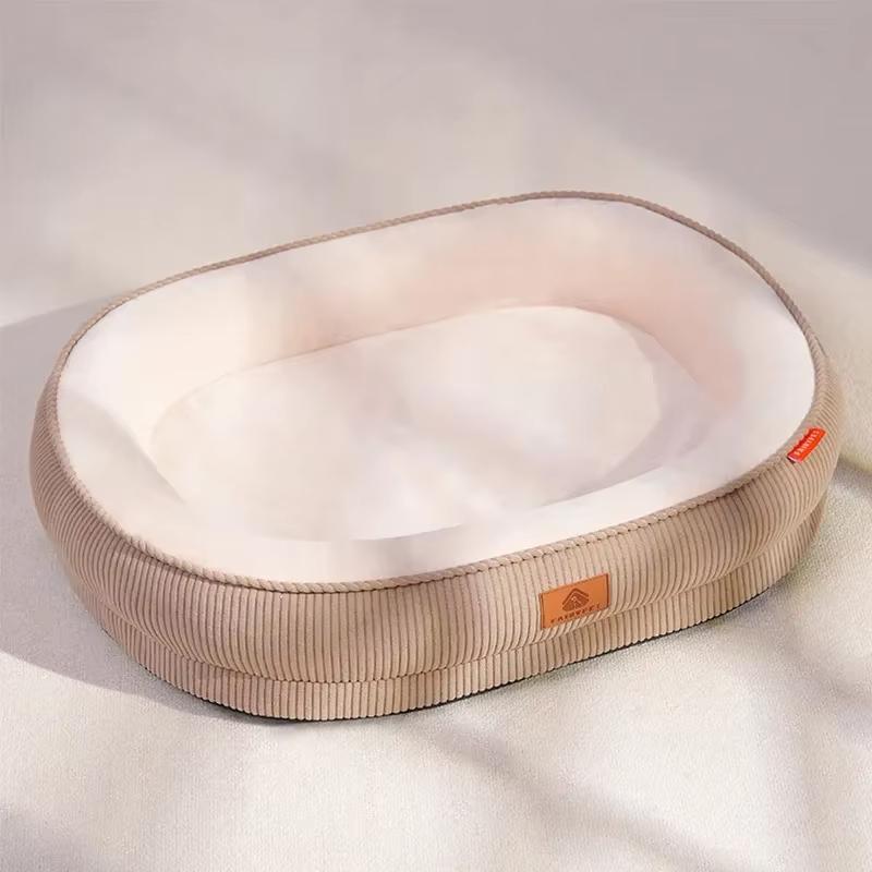 Medium Size Ultra Soft Dog Bed Removable Mat Orthopedic Support Moisture Proof Anti-Slip for German Shepherd Siberian Husky