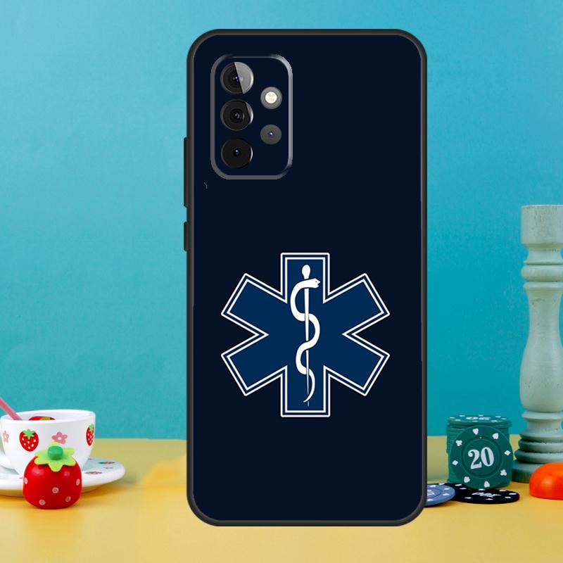 

Медицинский чехол «Звезда жизни» для Samsung Galaxy A52 A32 A12 A14 A34 A54 A13 A33 A53 A73 A50 A70 A71 A51 Задняя крышка Samsung A22 5G