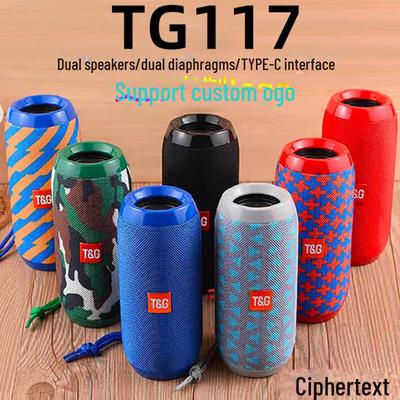 TG117 Alto-falante Bluetooth Portátil de Tecido com Subwoofer Sem Fio TWS
