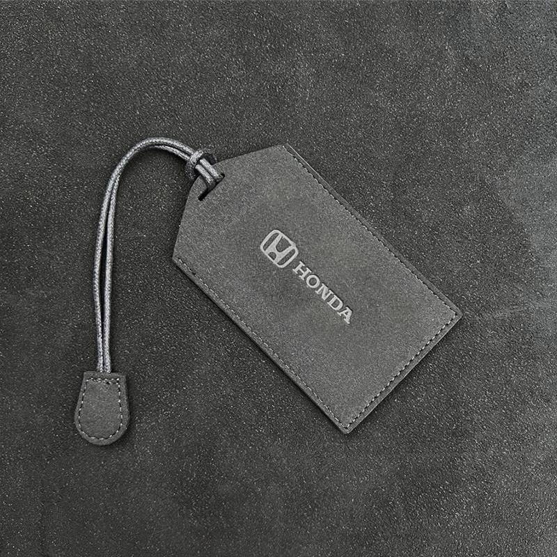 Suede Car NFC Card Key Case Cover Shell Holder Protection Keychain For Honda Civic Fk7 Fit Fk2 Mugen Fk8 Type R Accord Crv