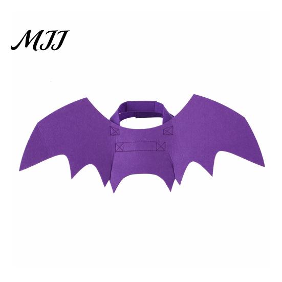 Atmungsaktives Haustierkostüm Katzen Fledermausflügel, Halloween-Kostüm, Welpen Cosplay Outfit, Flügel Niedlich für Katzen Hunde Party Verkleidungszubehör Bequem