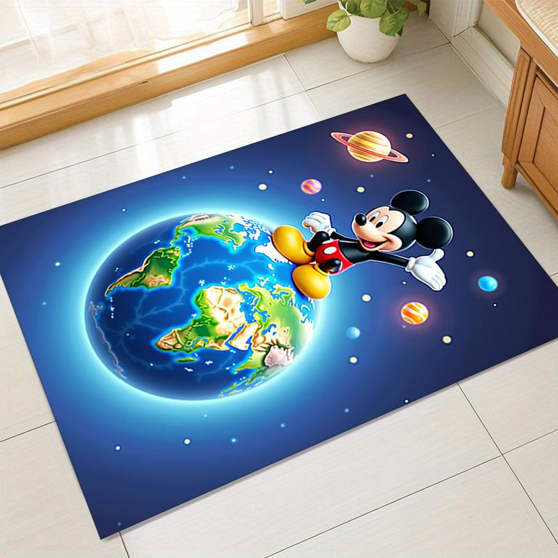 

1pc. Mickey Mouse Globe Rug - Home Decor, Office Carpet, Chair Cover, Outdoor Mat, Gift Ideaz041137 60cm by 90cm