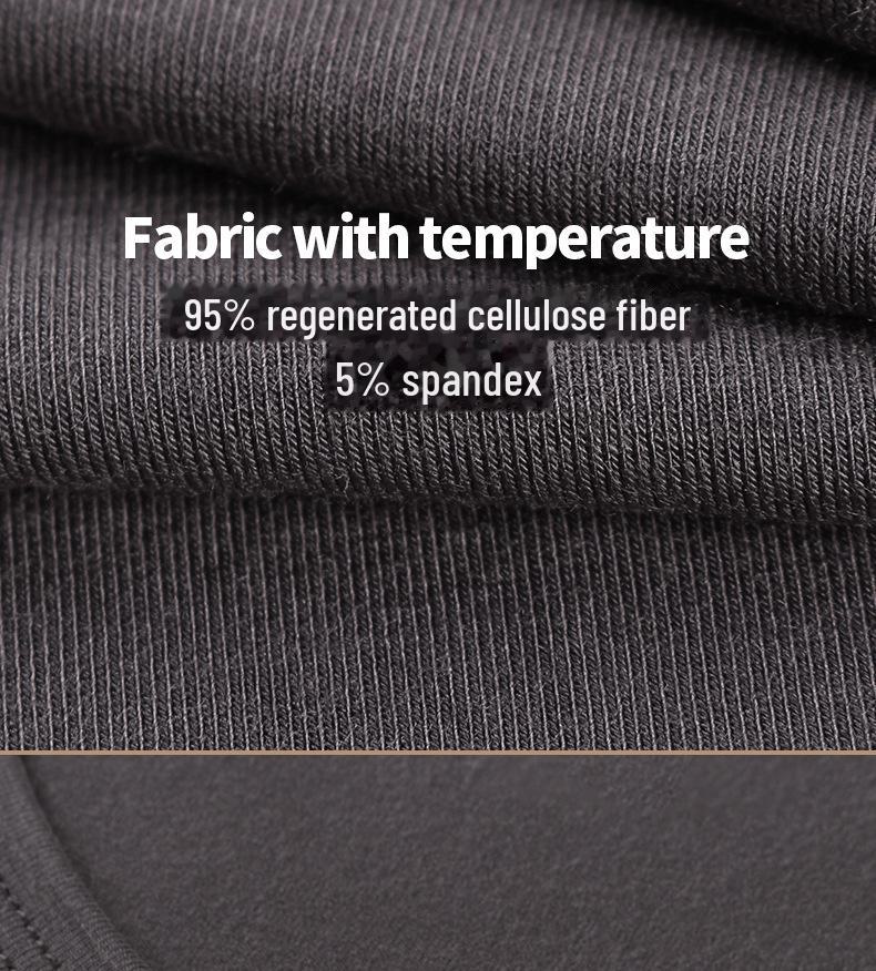 Herren Slim Fit Langarm Thermische V-Ausschnitt und Rundhals Tops