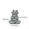 Meditierende Hundestatue Harzfigur Ruhig für Haustierbesitzer,