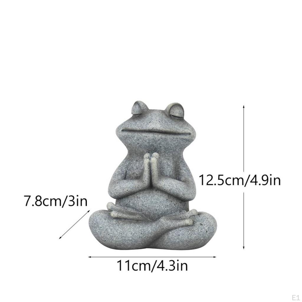Meditierende Hundestatue Harzfigur Ruhig für Haustierbesitzer,