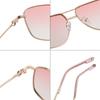 Fashion New Ladies Sunglasses Trend Gradient Ocean Sunglasses Women's Box Glasses Metal Polarizer