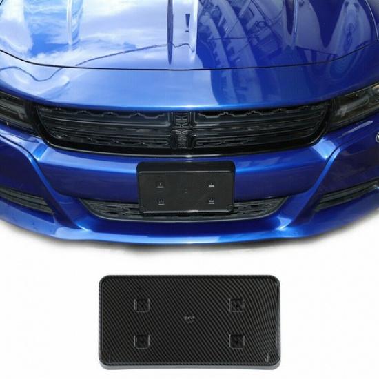 Für 2015- Dodge Charger Halterung für Kennzeichenhalter vorne Basis Kohlefaser