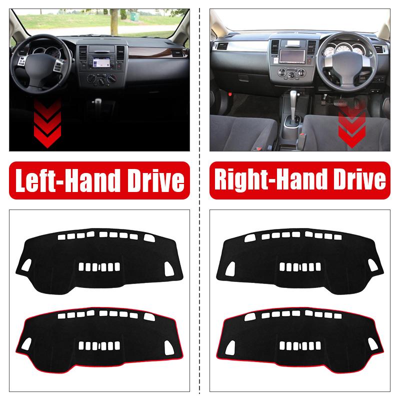 For Nissan Versa Tiida C11 2004 2005 2006 2007 2008 2009 2010 2011 Car Dashboard Cover Mat Anti-UV trument Carpet Accessories