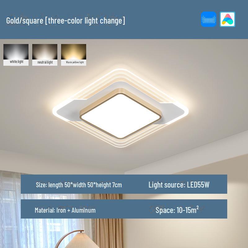2023 Modern Full-Spectrum Eye Protection Ceiling Lamp for Living Room, Bedroom, Study, and Restaurant