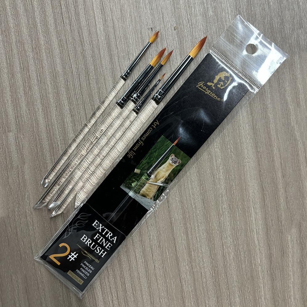 6pcs Soft Hair Watercolor Drawing Brushes Different Shape Art Paint Brushes  Child