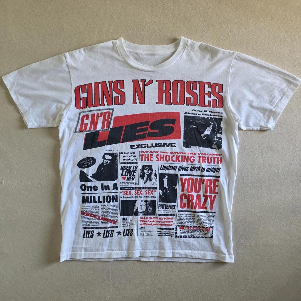 Guns N Roses GNR T-shirt Imprimé journalier Imprimé intégral XXL