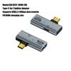 2pcs Type C Converter Adapter PD100W Fast Charging Splitter Support 10Gbps Data for Multiple Devices and Travel Use