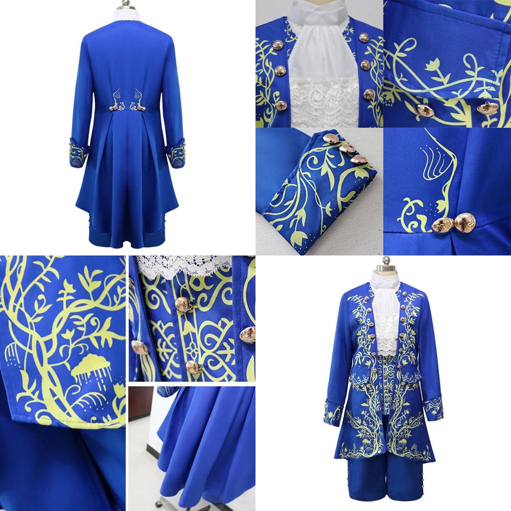 Enchanting Beauty And The Beast Adult Cosplay Prince Adam Costume For Halloween