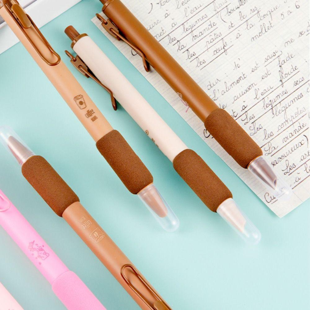 4PCS/Box 0.38MM Tip Fountain Pen Replaceable Ink Sac Gel Pen Quick-drying Neutral Pen  Student Test