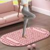 Silicone Foot Massage Mat for Reflexology & Circulation, Large Acupressure Pad for Indoor Jogging & Pain Relief Violet