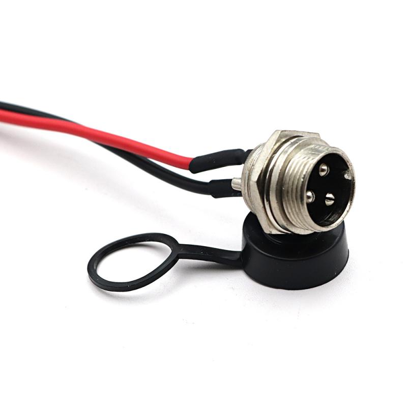 

Разъем XT-60 на авиационный разъем GX-16 3-контактный папа-мама порт зарядки для электросамоката Zero 8X/10X/11X гнездо штекер аксессуары